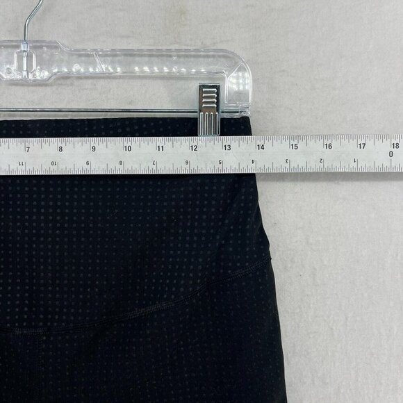 Old Navy Maternity Leggings Womens Sz S Black Polka Dot Highrise Pull On Cropped - Picture 3 of 12